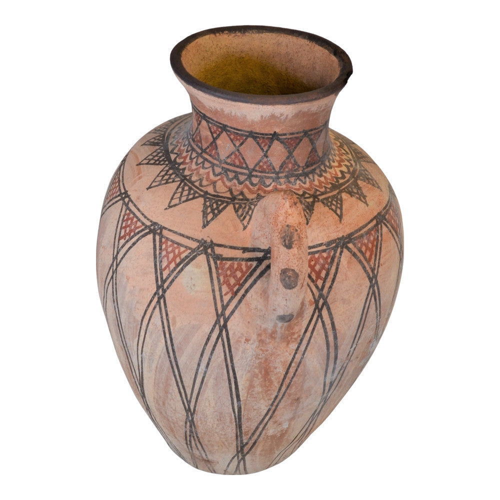 Moroccan Terracotta Earthen Ware Vase - Large - Berbere Imports