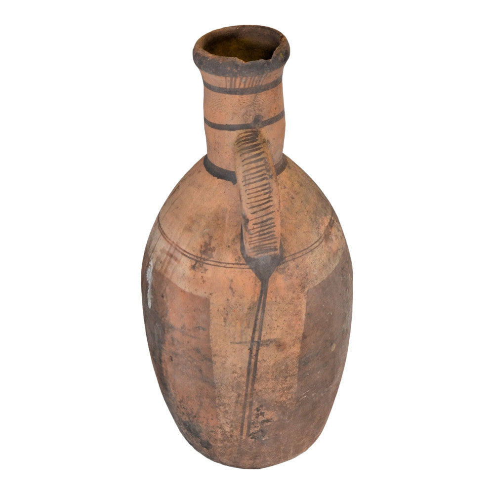 Antique Moroccan Terracotta Water Jar - Berbere Imports