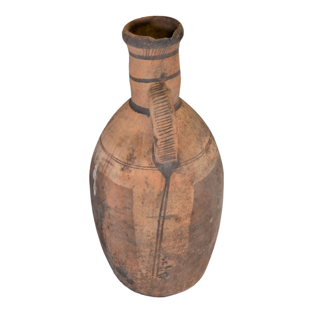 Antique Moroccan Terracotta Water Jar - Berbere Imports
