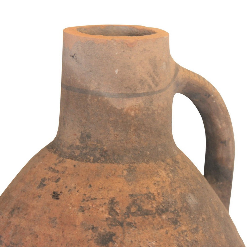 Antique Moroccan Terracotta Water Jar - Berbere Imports