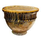 Tangier Yellow Glazed Planter - Small  - Berbere Imports