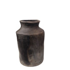 Sejnane Earthenware Vessel - Small Charcoal - Berbere Imports