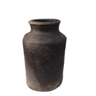 Sejnane Earthenware Vessel - Small Charcoal - Berbere Imports