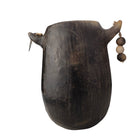 Tunisian 2-Handle Clay Vessel With Ornamental Beads - Berbere Imports