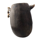 Tunisian 2-Handle Clay Vessel With Ornamental Beads - Berbere Imports