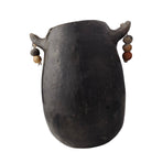 Tunisian 2-Handle Clay Vessel With Ornamental Beads - Berbere Imports