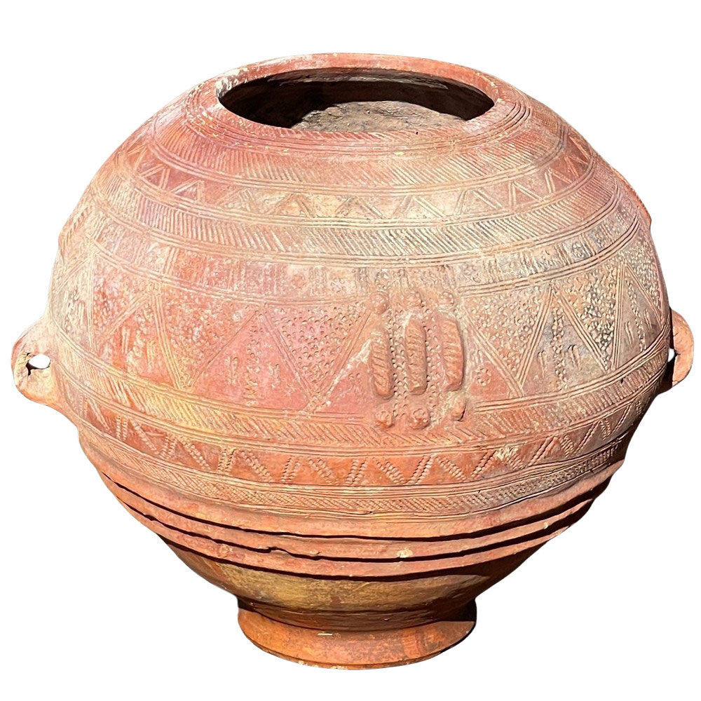 African Terracotta Jar - Berbere Imports