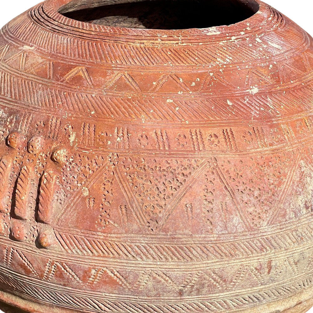 African Terracotta Jar - Berbere Imports