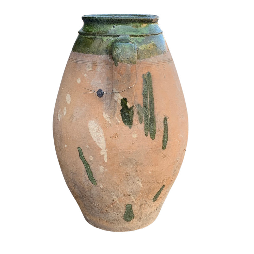 Vintage Turkish Terracotta Oil Jar - Berbere Imports