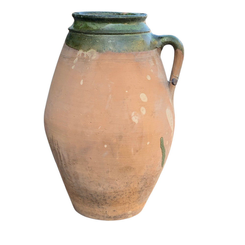 Vintage Turkish Terracotta Oil Jar - Berbere Imports