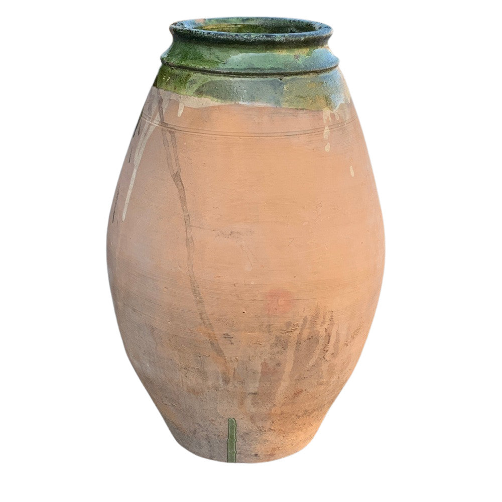 Vintage Turkish Terracotta Oil Jar - Berbere Imports