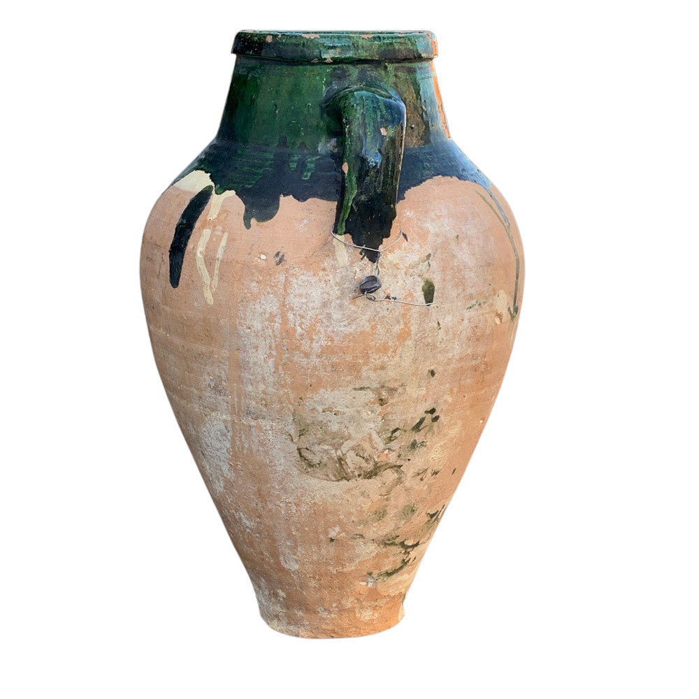 Vintage Turkish Terracotta Oil Jar - Berbere Imports