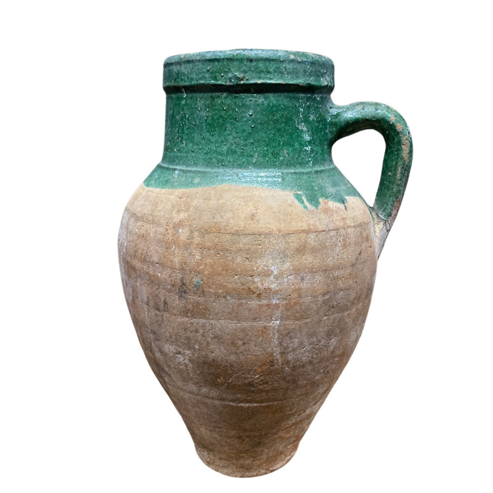 Vintage Turkish Terracotta Oil Jar - Berbere Imports