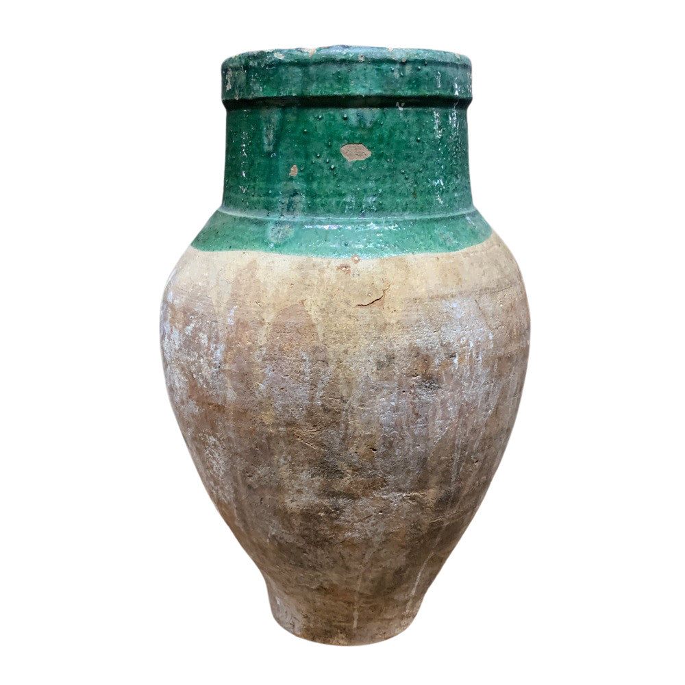 Vintage Turkish Terracotta Oil Jar - Berbere Imports