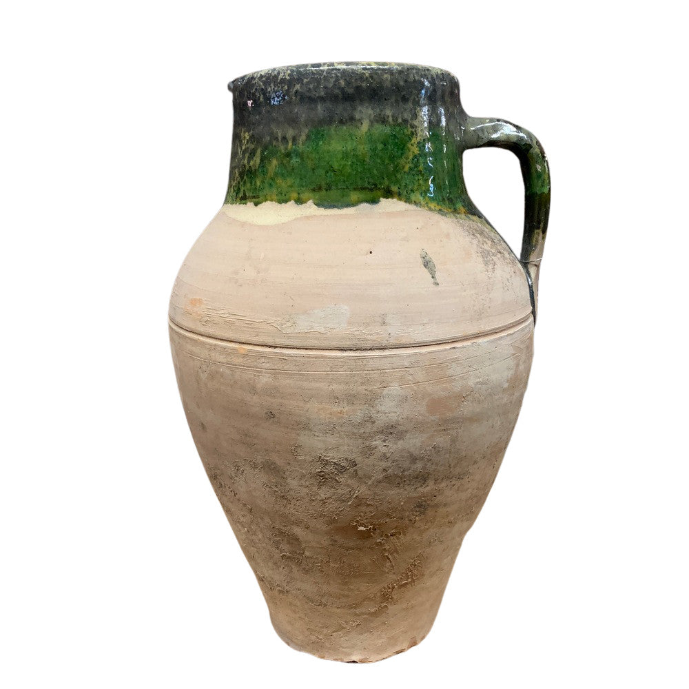 Vintage Turkish Terracotta Oil Jar - Berbere Imports