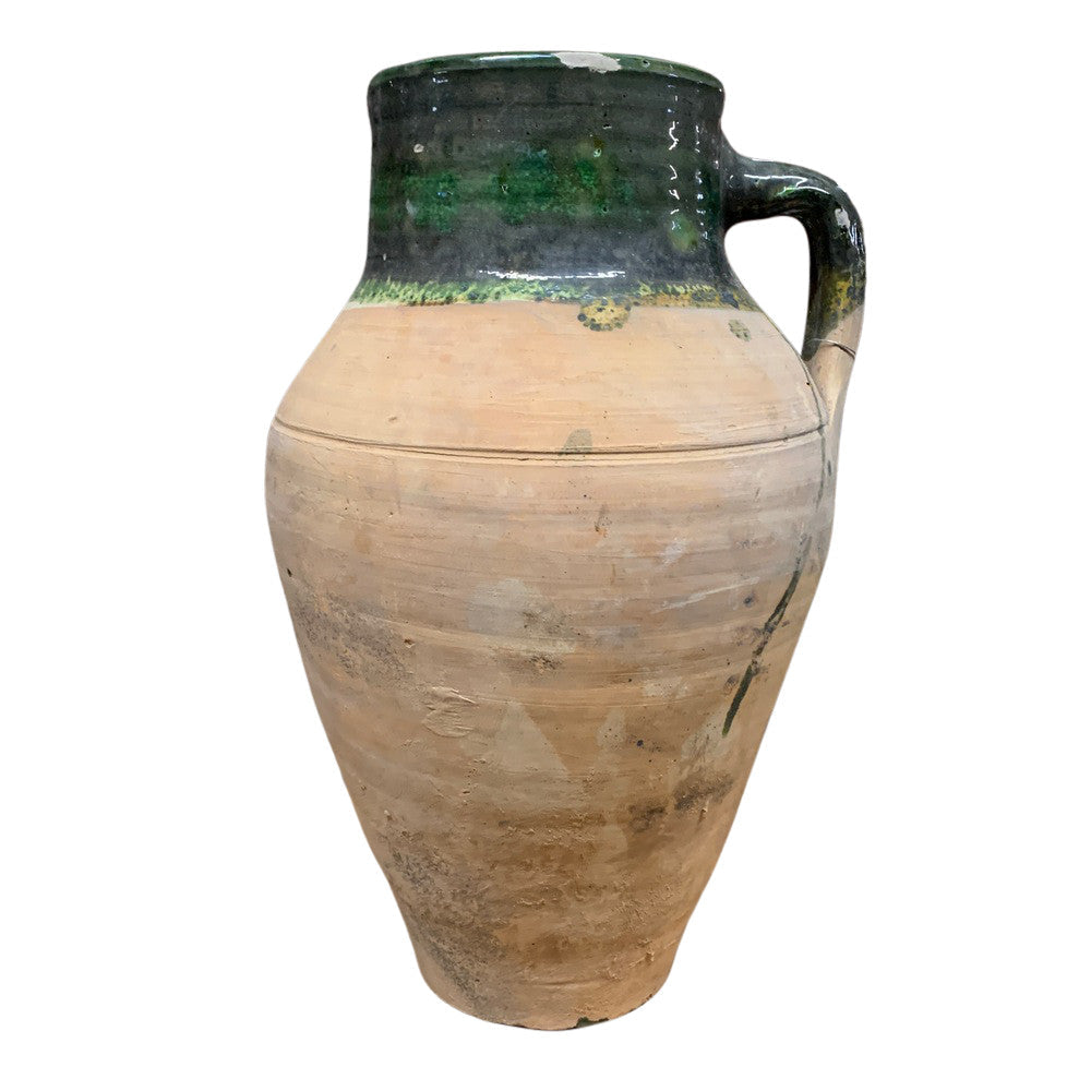 Vintage Turkish Terracotta Oil Jar - Berbere Imports