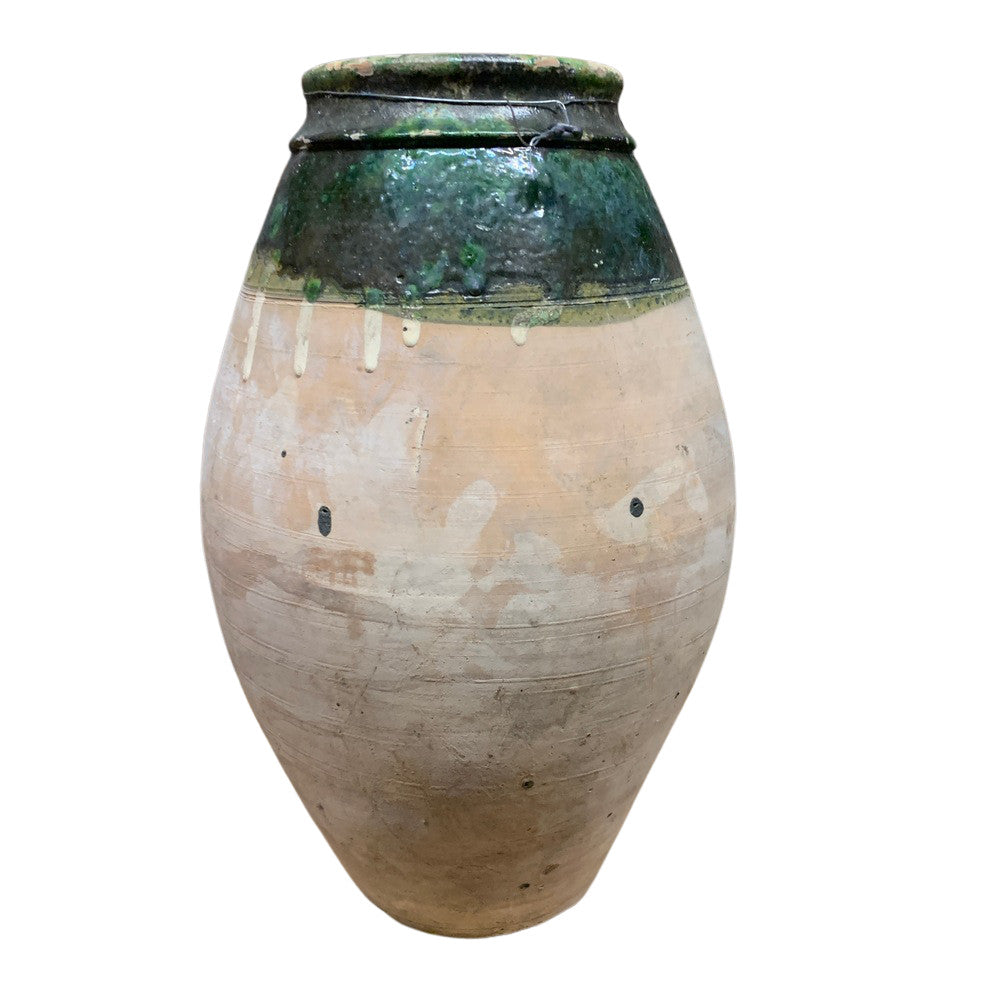 Vintage Turkish Terracotta Oil Jar - Berbere Imports