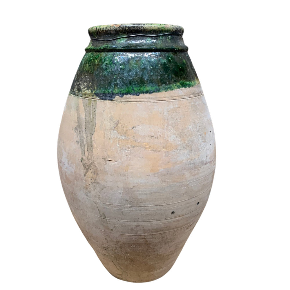 Vintage Turkish Terracotta Oil Jar - Berbere Imports