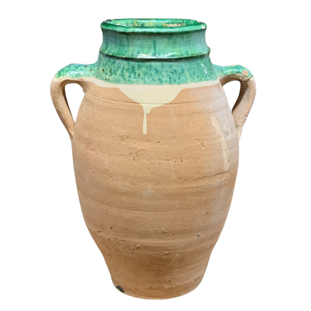  Vintage Turkish Terracotta Oil Jar - Berbere Imports