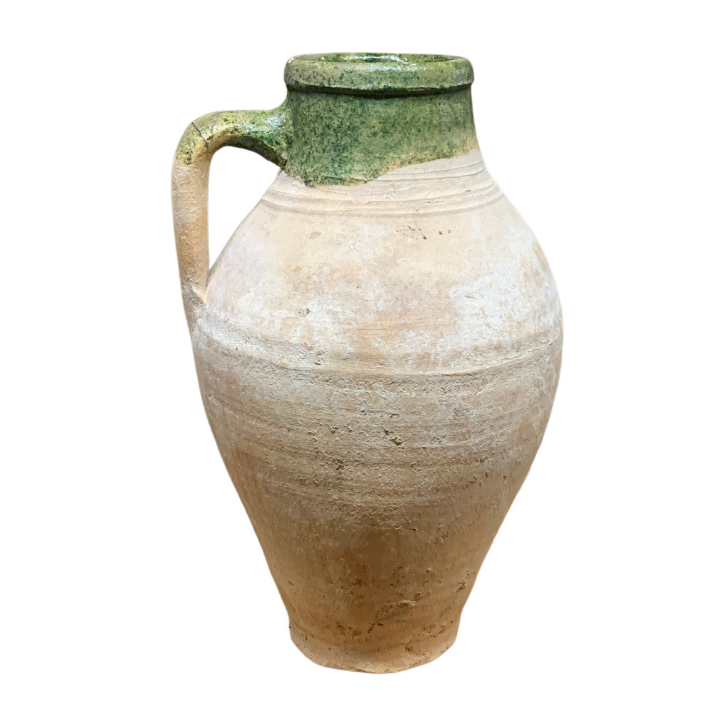  Vintage Turkish Terracotta Oil Jar - Berbere Imports