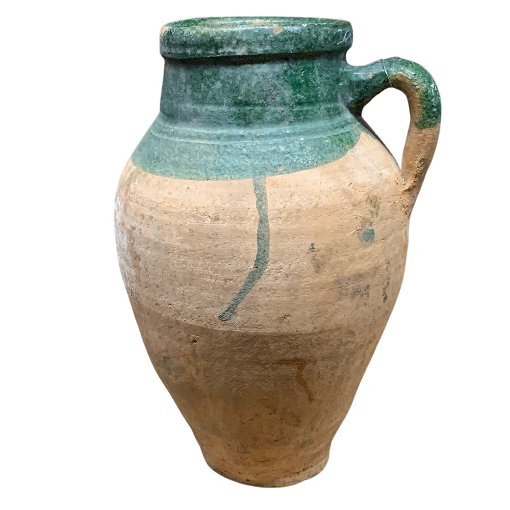  Vintage Turkish Terracotta Oil Jar - Berbere Imports