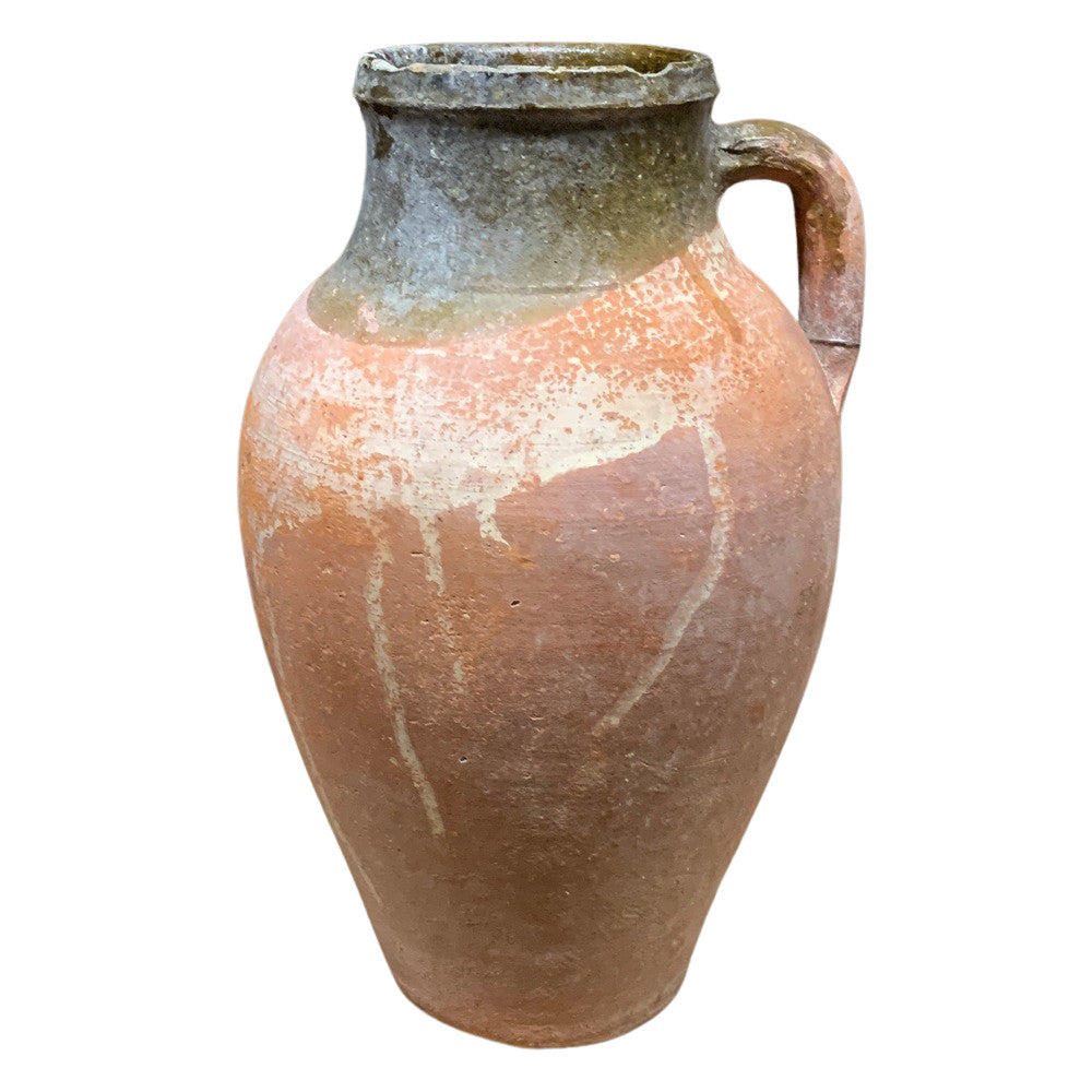  Vintage Turkish Terracotta Oil Jar - Berbere Imports