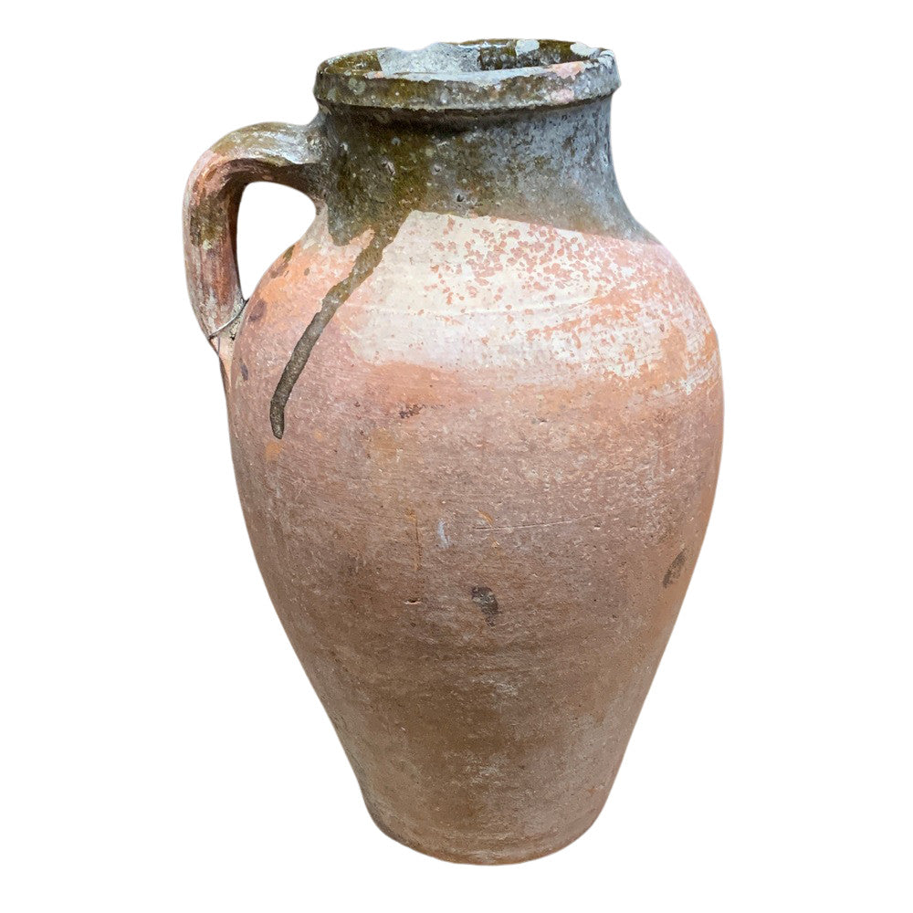  Vintage Turkish Terracotta Oil Jar - Berbere Imports