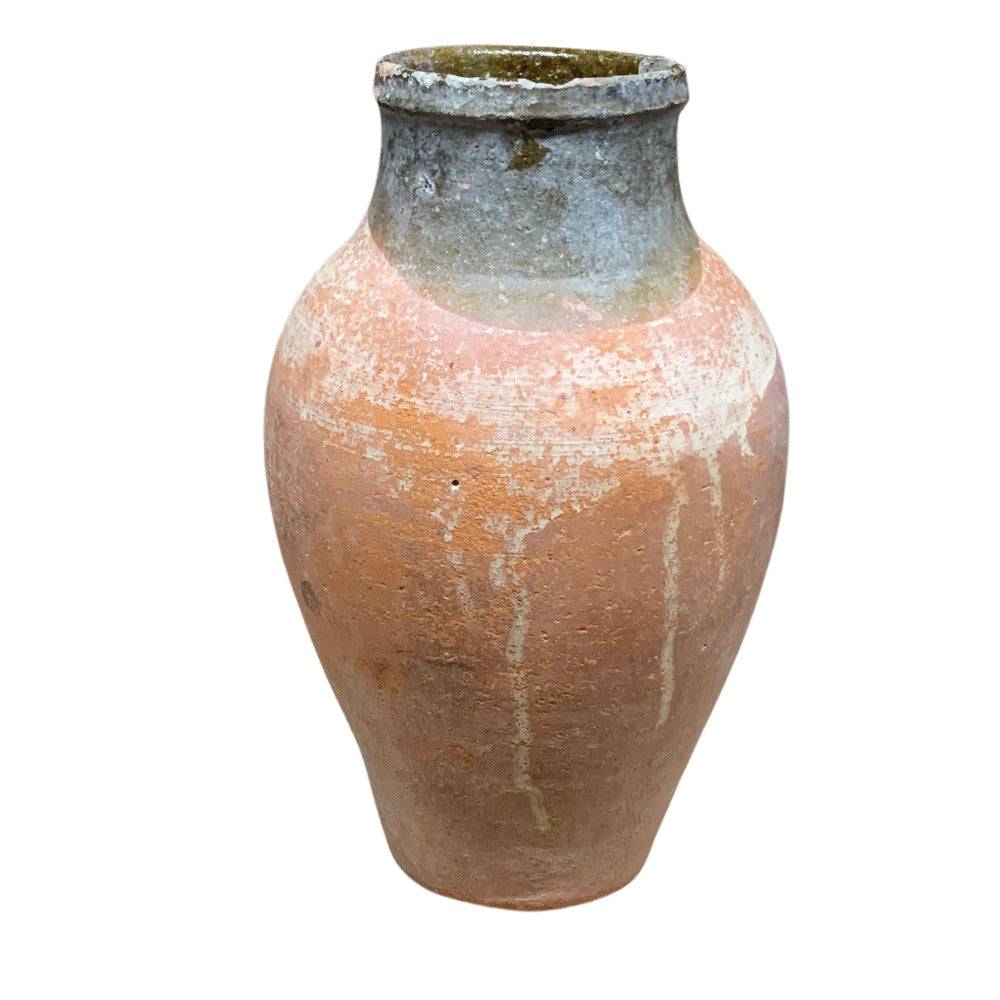  Vintage Turkish Terracotta Oil Jar - Berbere Imports