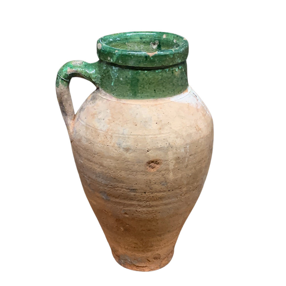  Vintage Turkish Terracotta Oil Jar - Berbere Imports