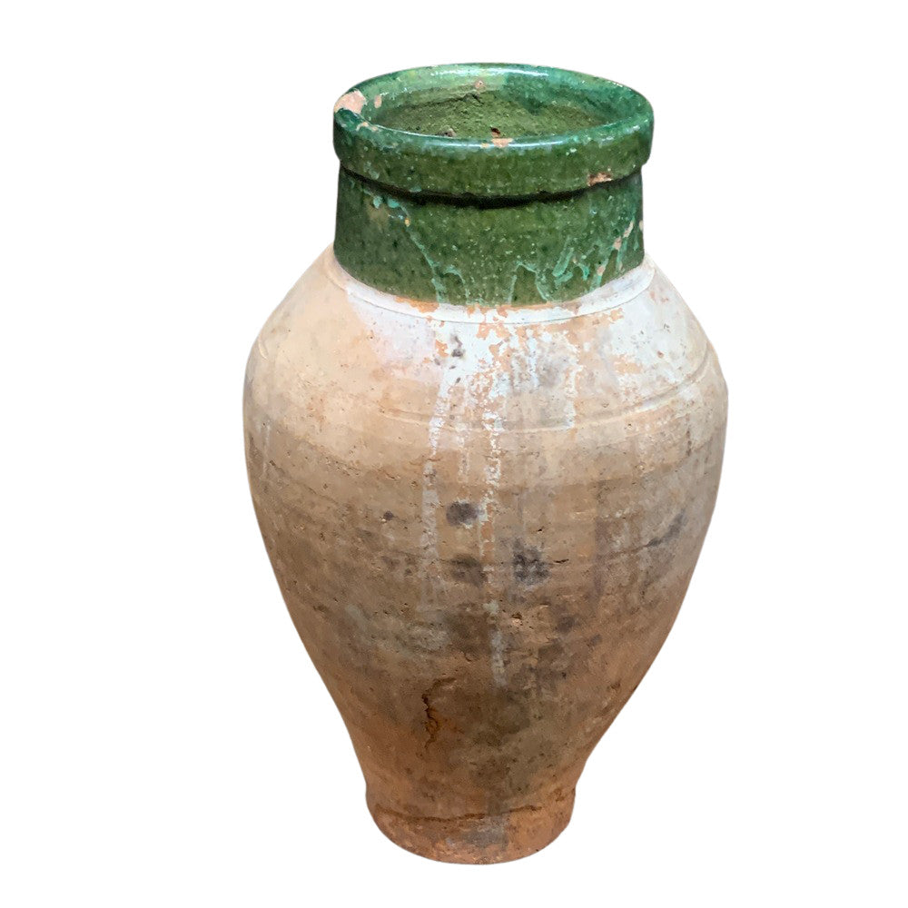  Vintage Turkish Terracotta Oil Jar - Berbere Imports