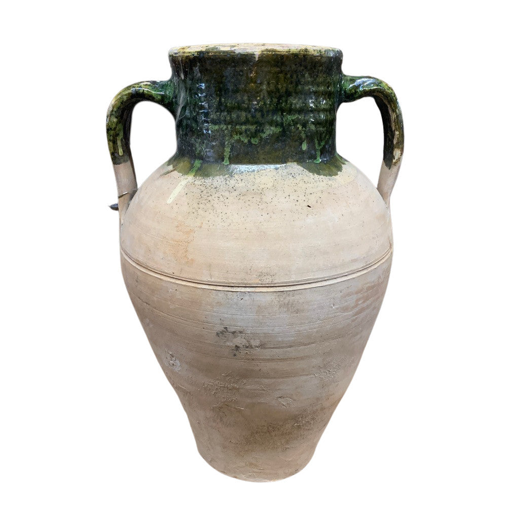 Vintage Turkish Terracotta Oil Jar - Berbere Imports