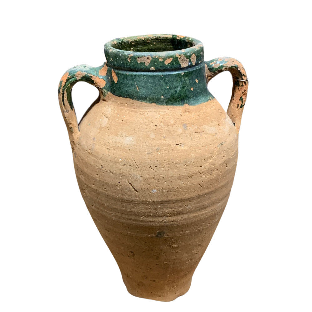 Vintage Turkish Terracotta Oil Jar - Berbere Imports