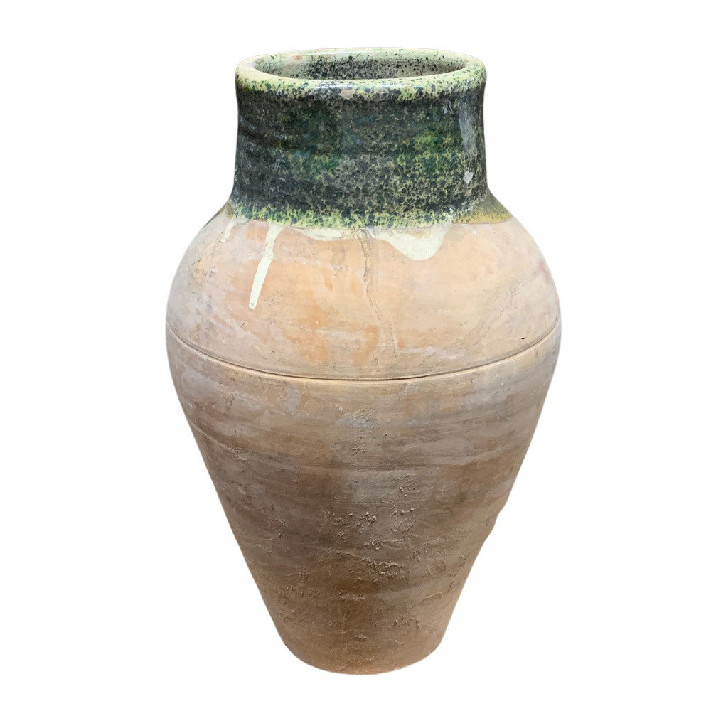 Vintage Turkish Terracotta Oil Jar - Berbere Imports