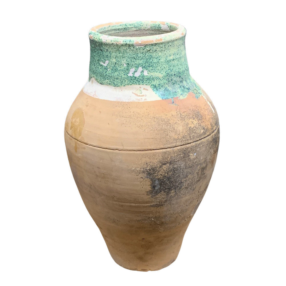 Vintage Turkish Terracotta Oil Jar - Berbere Imports