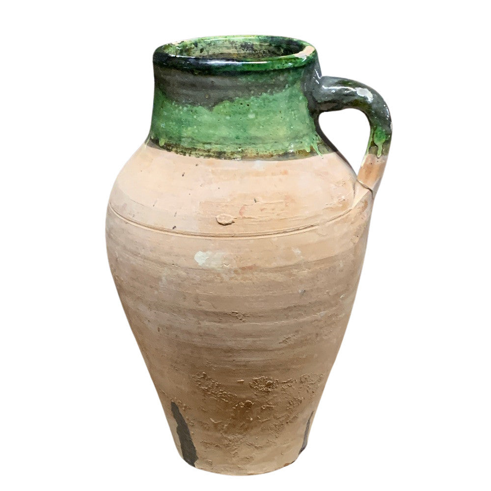 Vintage Turkish Terracotta Oil Jar - Berbere Imports