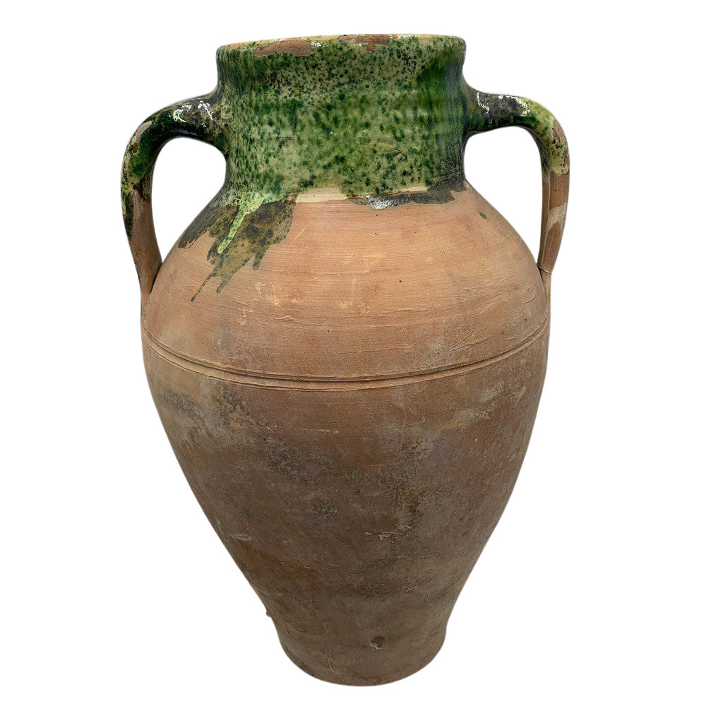 Vintage Turkish Terracotta Oil Jar - Berbere Imports