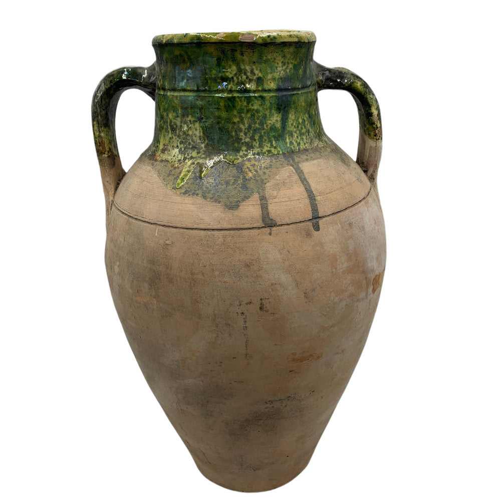 Vintage Turkish Terracotta Oil Jar - Berbere Imports