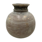 Vintage Round Wooden Vessel - Berbere Imports