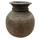 Vintage Round Wooden Vessel - Berbere Imports