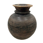 Vintage Round Wooden Vessel - Berbere Imports