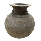 Vintage Round Wooden Vessel - Berbere Imports