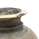 Vintage Round Wooden Vessel - Berbere Imports