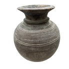 Vintage Round Wooden Vessel - Berbere Imports