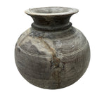 Vintage Round Wooden Vessel - Berbere Imports