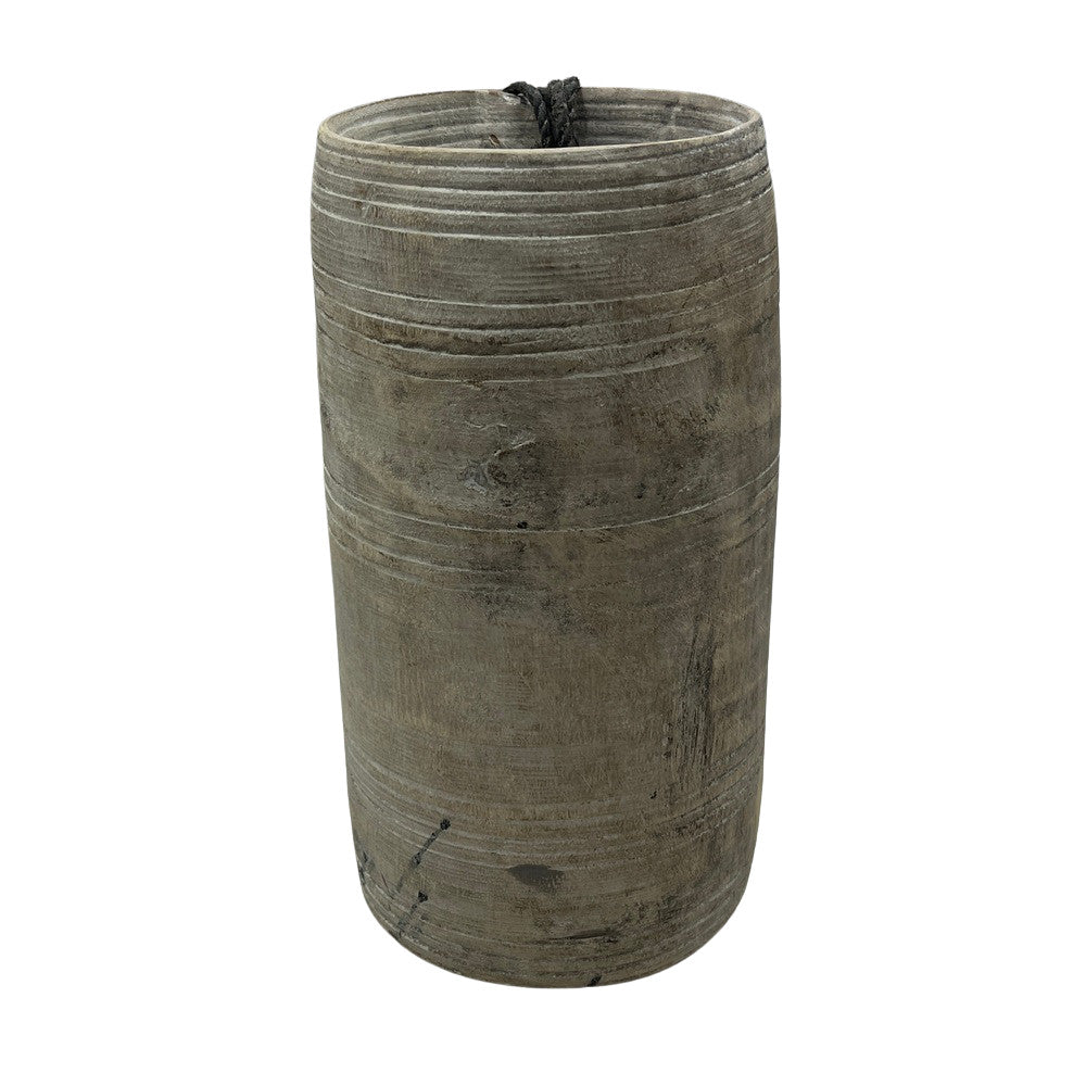 Vintage Indian Wood Vessel - Berbere Imports