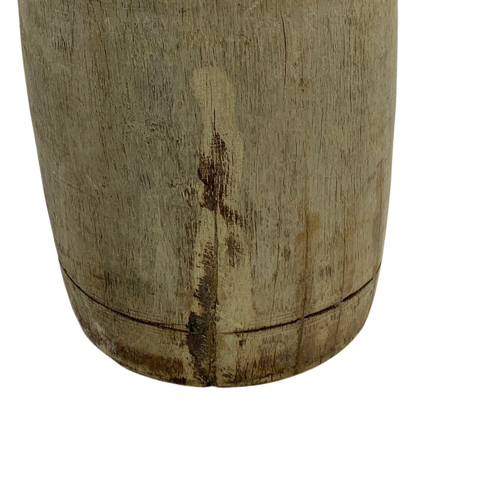 Vintage Indian Wood Vessel - Berbere Imports