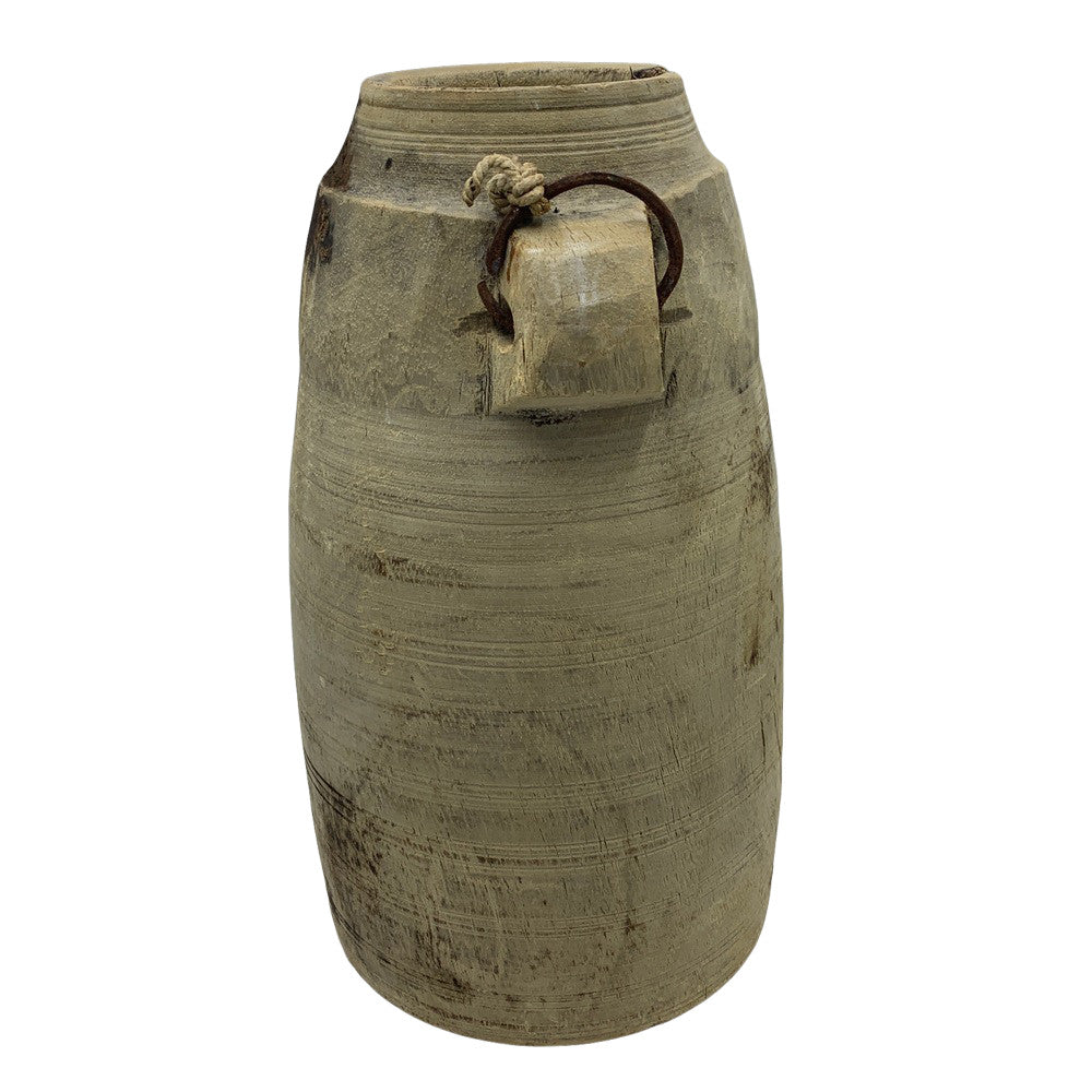 Vintage Indian Wood Vessel - Berbere Imports