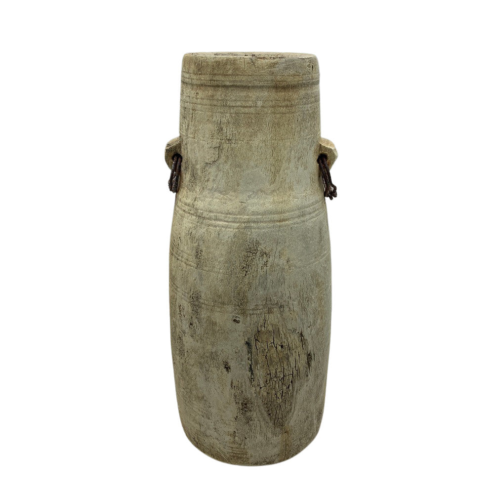 Vintage Indian Wood Vessel - Berbere Imports