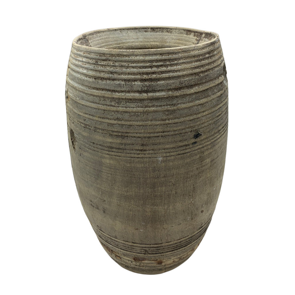 Vintage Indian Wood Vessel - Berbere Imports