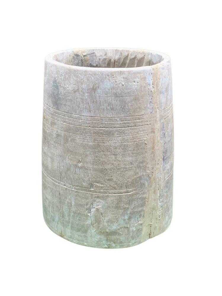 Vintage Indian Wood Vessel - Berbere Imports